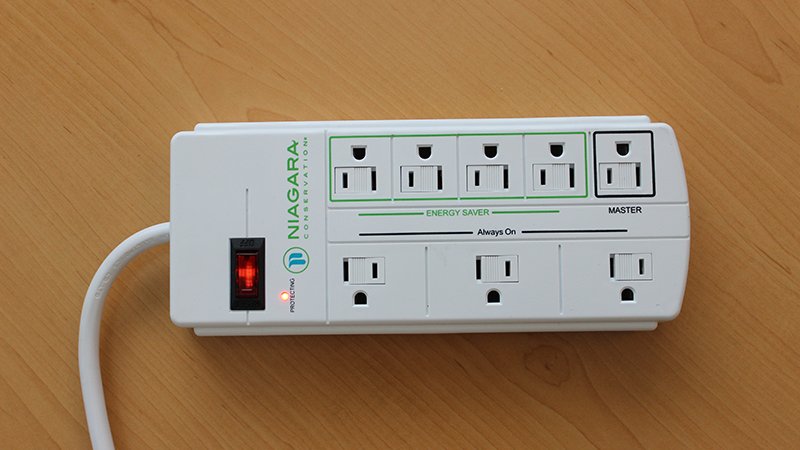 Smart power strip with energy efficient outlets.