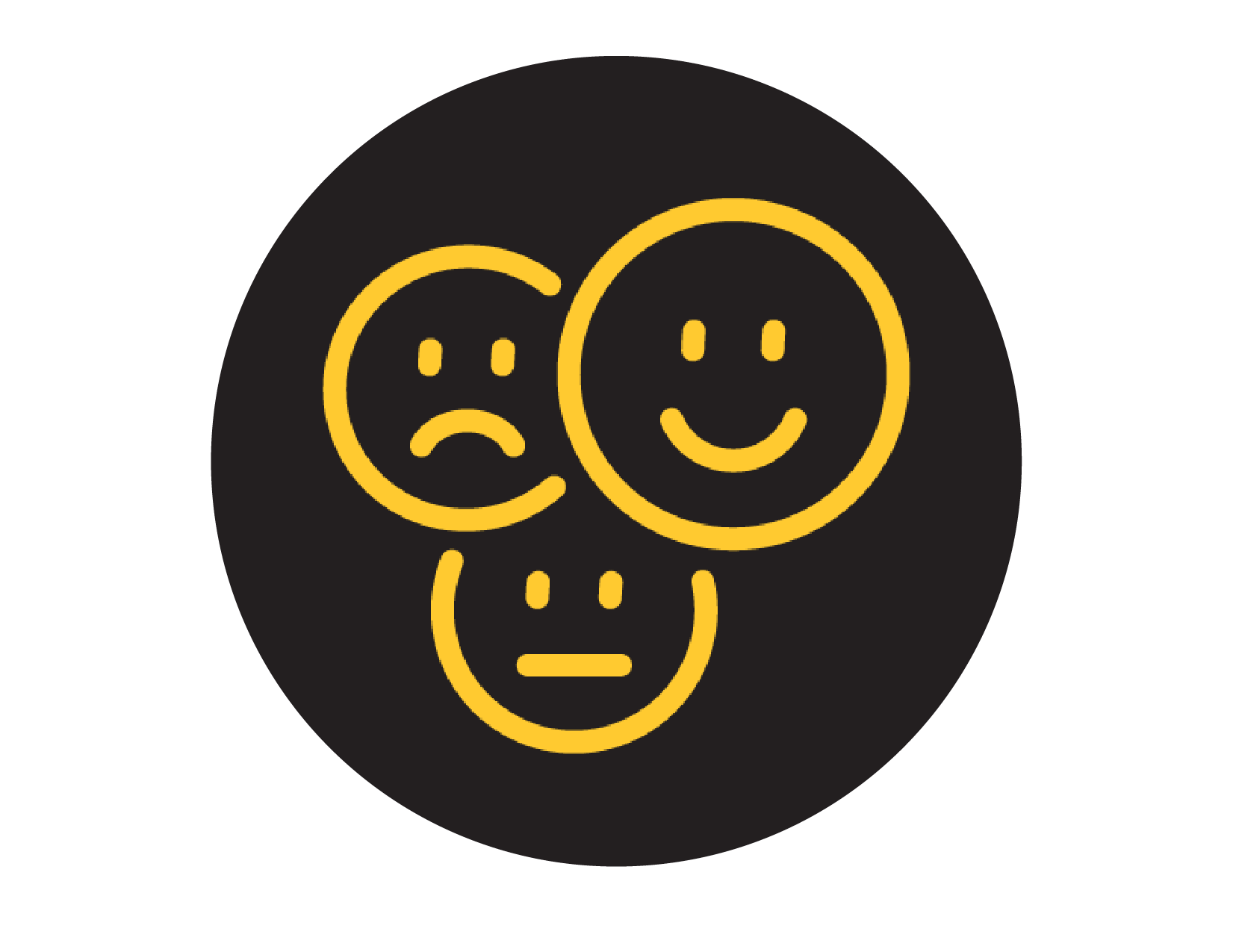 Smiley faces and other expressions icon